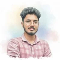 A watercolour portrait of Yogeshwaran